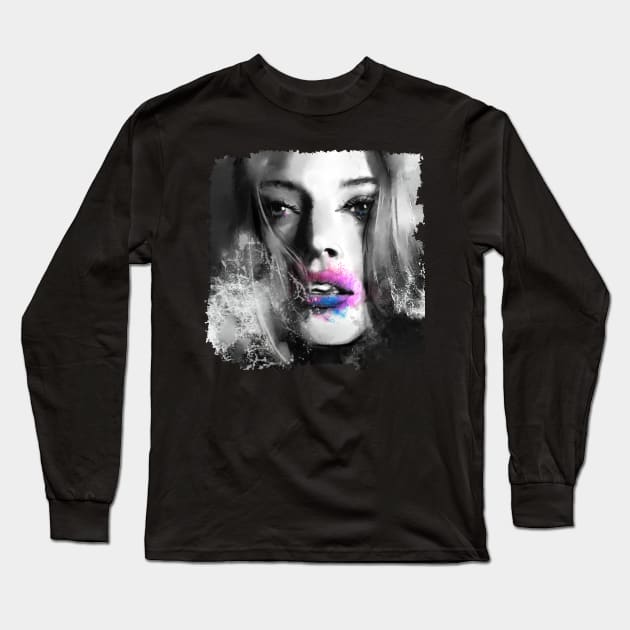 egirl aesthetic anime e-girl aesthetic dark goth Long Sleeve T-Shirt by JayD World